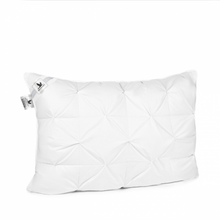 Подушка с объемными буфами Гусиный пух "Бьянко" / ППБ