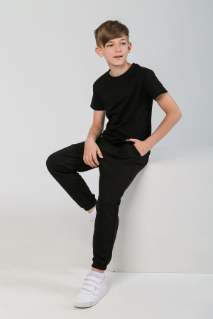 Футболка для мальчика Бэйсик-2 / черный