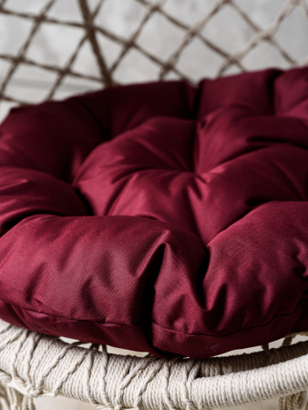 Круглая подушка для подвесных качелей (оксфорд) / Бордовый