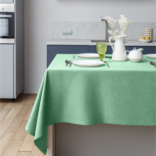 Скатерть рогожка "Волшебная Ночь" / Ментол