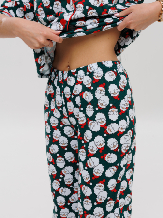 Женский костюм К-132(К) / Зеленый (санта)