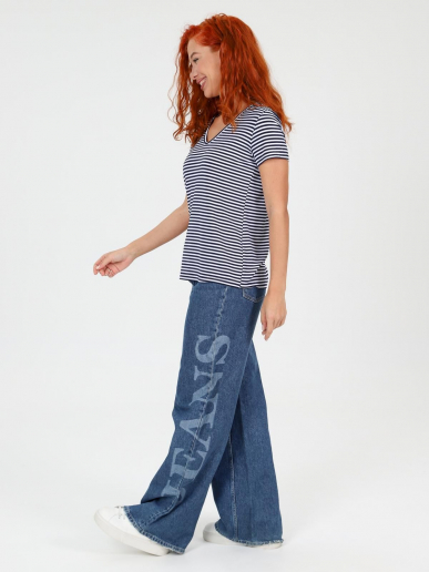 Женская футболка Лимона / Темно-синий