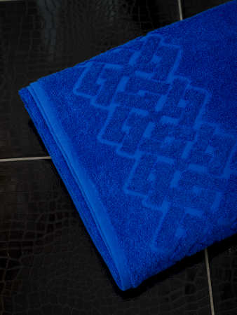 Полотенце махровое Донецкая Мануфактура Baldric / Синий