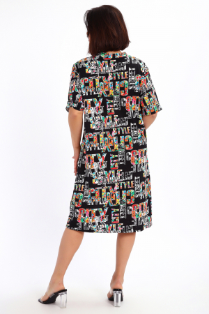 Женский халат 88146 / черный