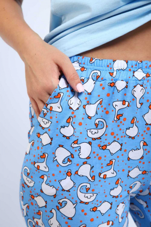 Женская пижама 20522 / голубой