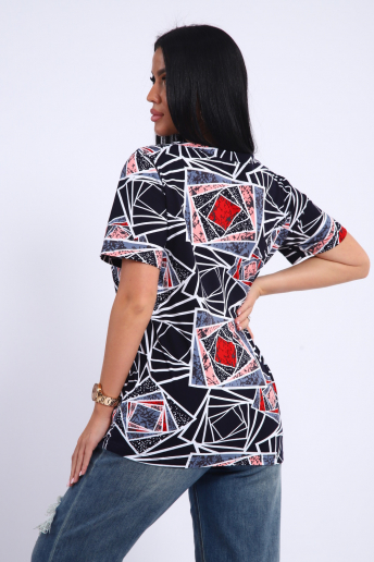 Женская футболка 35888 / темно-синий