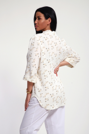 Женская рубашка 32745 / бежевый