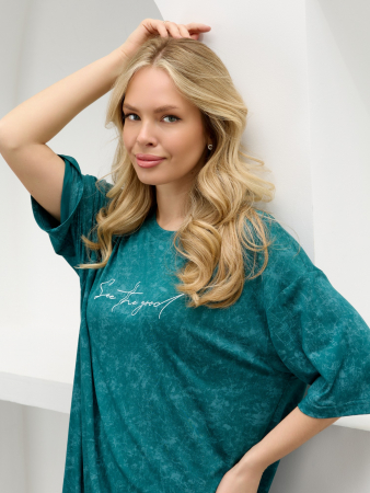 Женская туника Миэла-1 / изумрудный