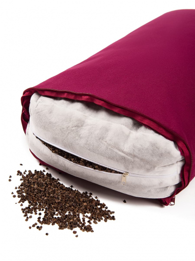 Болстер прямоугольный для йоги "Релакс" / бордо