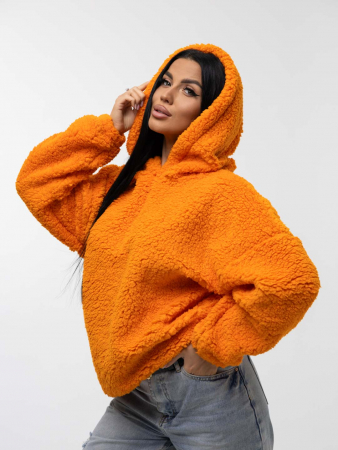 Женская толстовка мод.1770/6 (оверсайз) / Оранжевый
