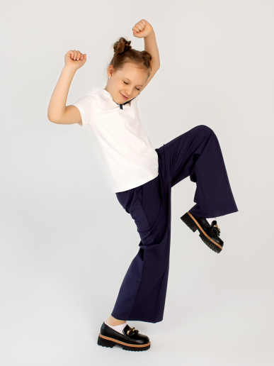 Брюки детские "Бриэлла" арт. дк344тс / Темно-синий