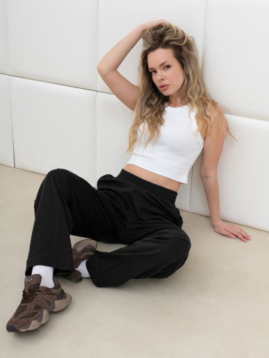 Женские брюки Бейс Б-077 / чёрный