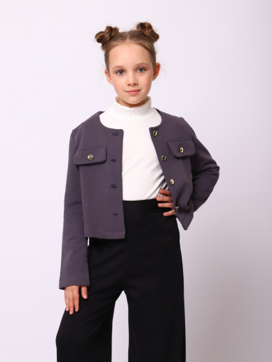Детский жакет "Диана" / Серый