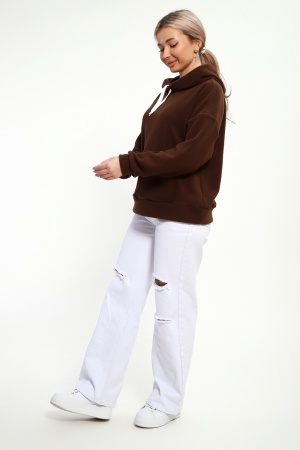 Женская толстовка 18114 / кофе