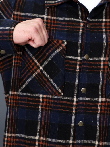 Рубашка мужская Никос / коричневый