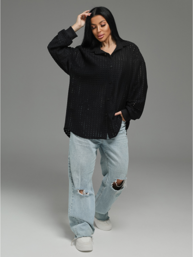 Женская рубашка Стелла / Черный