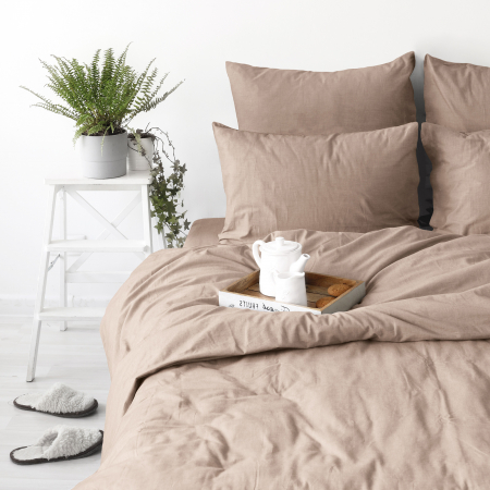 Простыня "Verossa" Melange / Praline