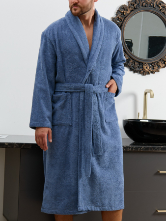 Халат мужской Комфорт-4 / деним