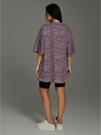 Женская футболка Ирбис / Фуксия