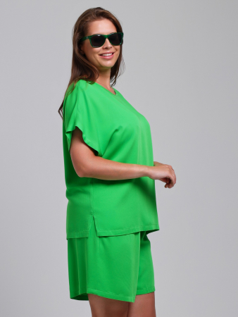 Женская блузка Летний драйв-4 / ярко-зеленый