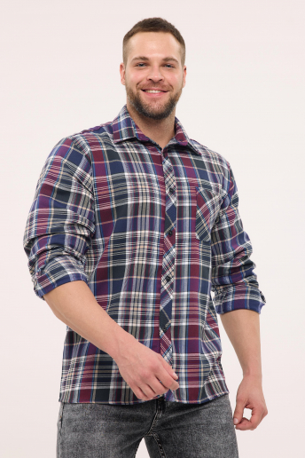 Мужская рубашка фуле А Д/Р Арт. 10365 / расцветки в ассортименте