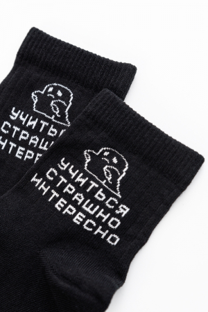 Носки стандарт женские Мчу на учебу (набор 3 пары) / черный