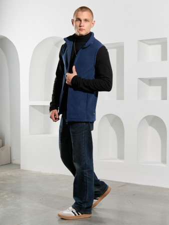 Жилет мужской Алтай-3 / тёмно-синий