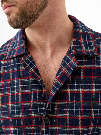 Мужская пижама "Добрый вечер" 2162-Ф / Синий