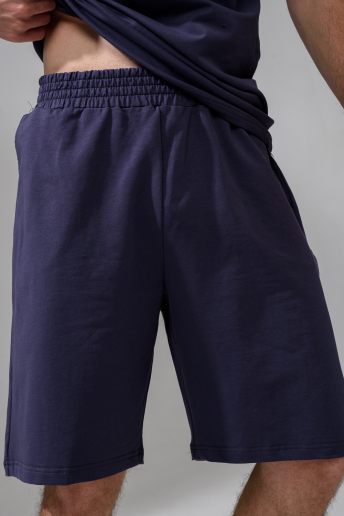 Мужской костюм с шортами 14486 / графит