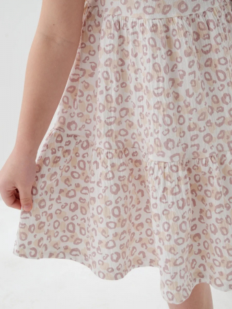 Детский сарафан "Романс" / Леопардовый