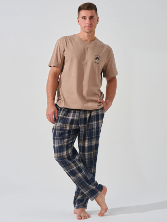 Мужская пижама "Авангард" 2390-К/Ф / Бежевый