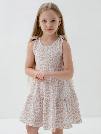 Детский сарафан "Романс" / Леопардовый