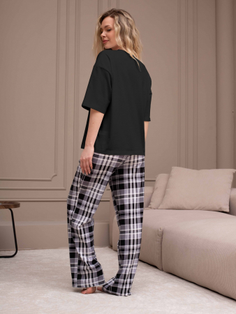 Женский костюм Мишель-4 КЖ-129 / чёрный