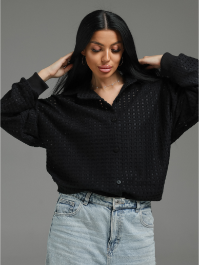 Женская рубашка Стелла / Черный