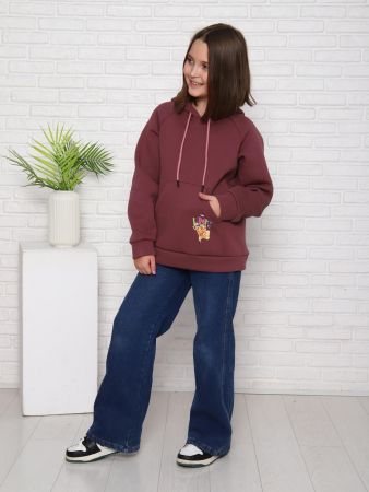 Толстовка детская Рэмзи / вишневый