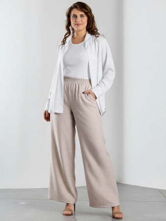 Женские брюки "Женский каприз-2" / бежевый
