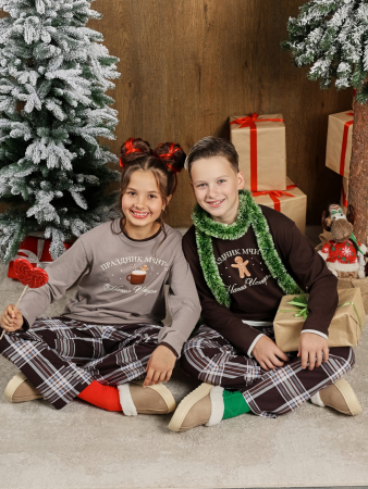 Костюм для мальчика Твикс-2 / коричневый