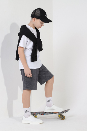 Шорты для мальчика Вильям-1 / темно-серый