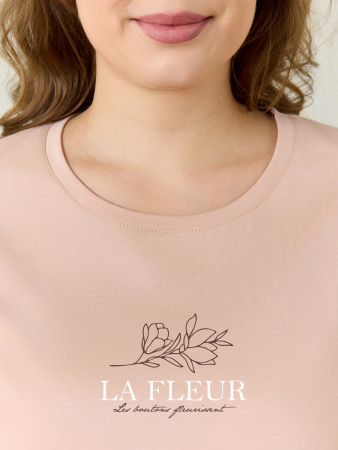 Женская пижама Рельеф-3 П-507 / бежевый