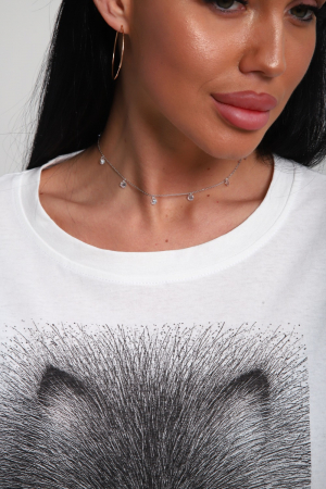 Женская футболка 85667 / белый