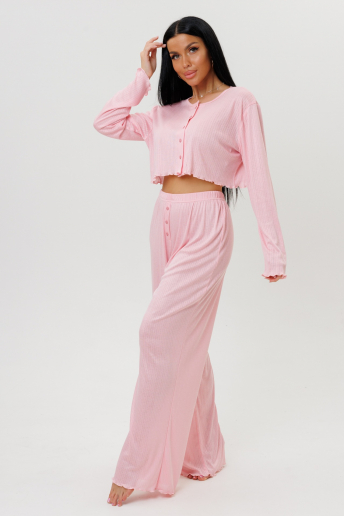 Женская пижама с брюками 2244/1 / Розовый