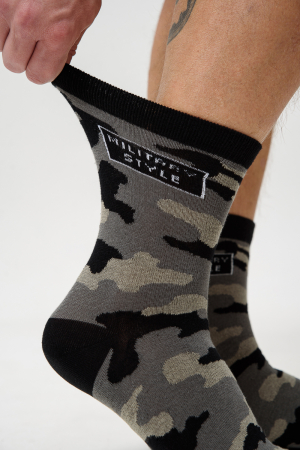 Носки стандарт мужские Милитари (набор 2 пары) / серый