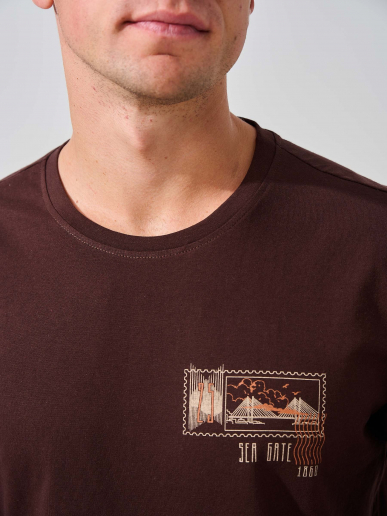 Мужская пижама "Мост" 2397-К/Ф / Коричневый