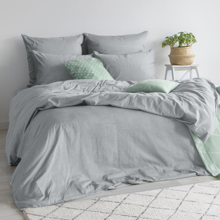 Набор наволочек "Verossa" Melange 50/70 / Silver