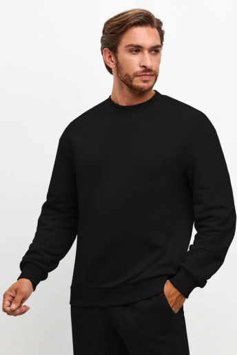 Мужской свитшот 14430/1 / черный