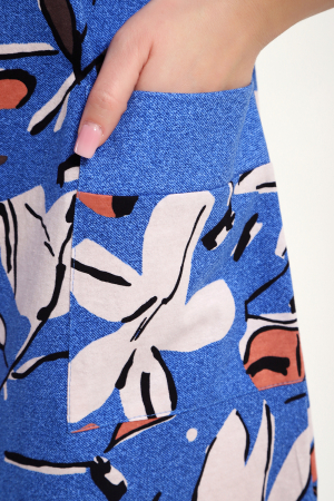 Женский халат 37004 / джинс