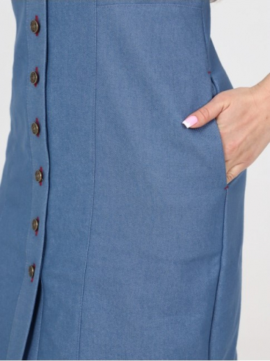 Женский сарафан ДО-133.02 / Джинса деним