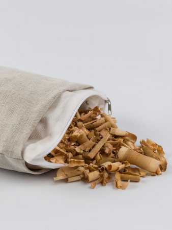 Подушка-валик "Кедровая магия" с кедровой стружкой