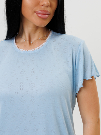 Женская ночная сорочка 2256/2 / Голубой