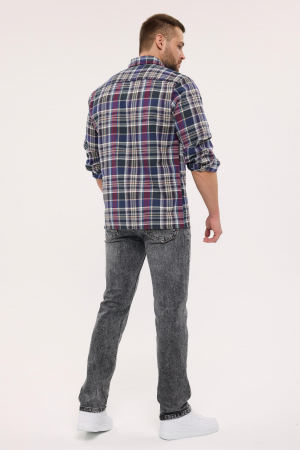 Мужская рубашка фуле А Д/Р Арт. 10365 / расцветки в ассортименте